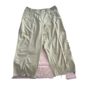 Jamie Sadock 12 Capri Golf With Pockets Women's Khaki Stretch Pockets‎